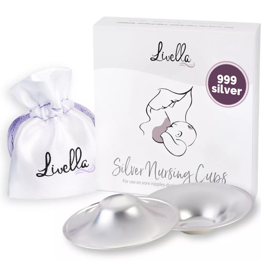 Livella Silver Nursing Cups